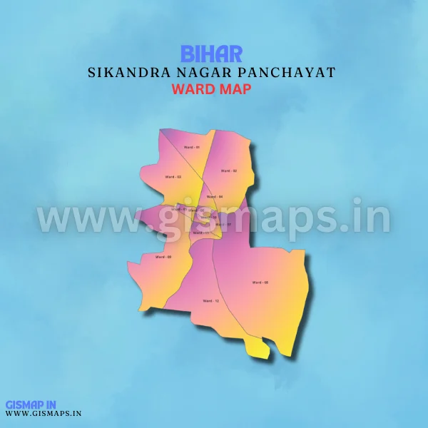 Sikandra Nagar Panchayat Ward Map